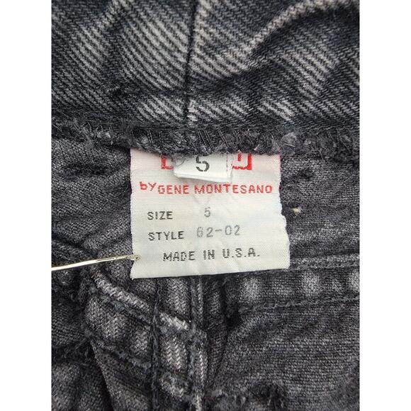 Vintage Bongo Jeans Womens 5 Gray Denim Tapered Mom High Rise Button Fly Y2K 90s - Picture 9 of 13